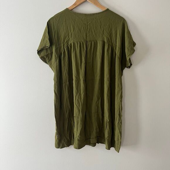 Madewell Green Babydoll Mini Dress Size XXL - Picture 6 of 8